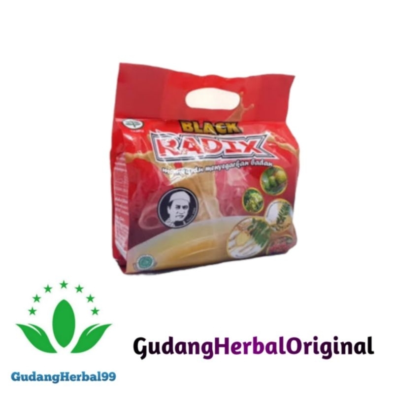

Kopi Radix | Kopi Black Radix Pak Haji [ 1 Pouch isi 20 Sachet ] ORIGINAL