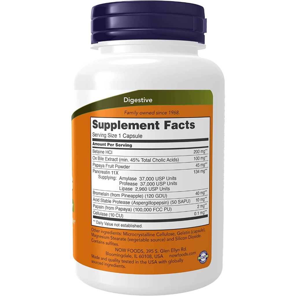 Now Foods Super Enzymes 90 Cap Enzim Bantuan Pencernaan ORI USA