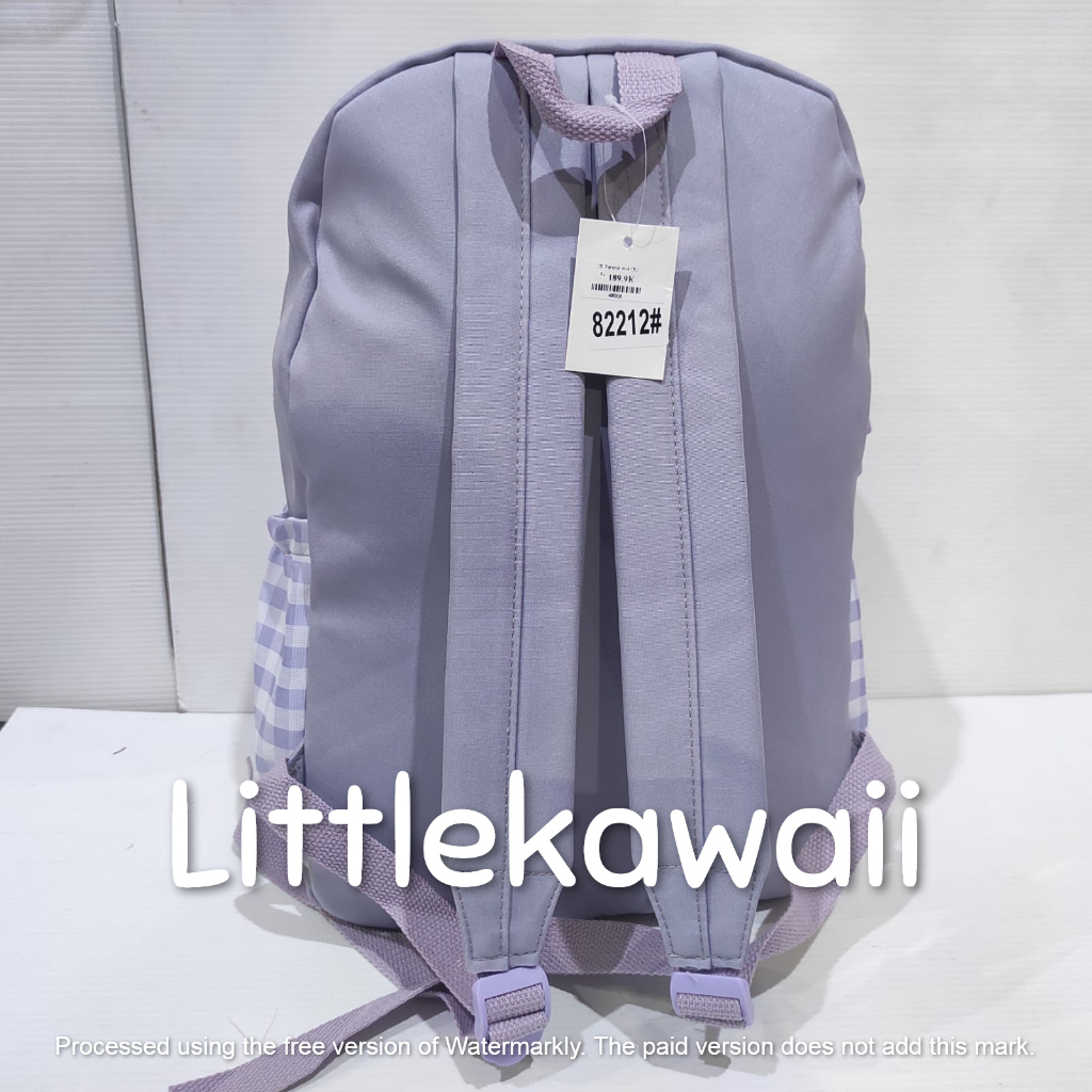 LK/Tas Ransel Laptop Backpack Parasut Sekolah Fashion Korean Style Anak Remaja Dewasa Rabbit Gesper Minuoqi Mix Import