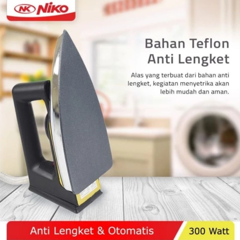 Niko Setrika Listrik / Dry Iron NK-333S