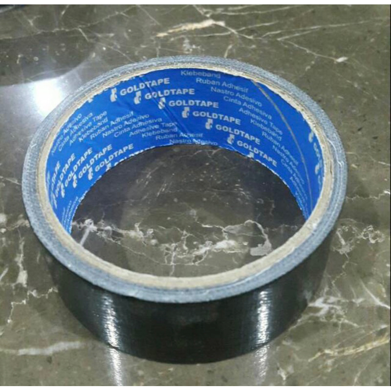 

Lakban Kain Hitam Goal Tape 1” & 1.5” 24 24mm & 42mm Panjang 4Meter