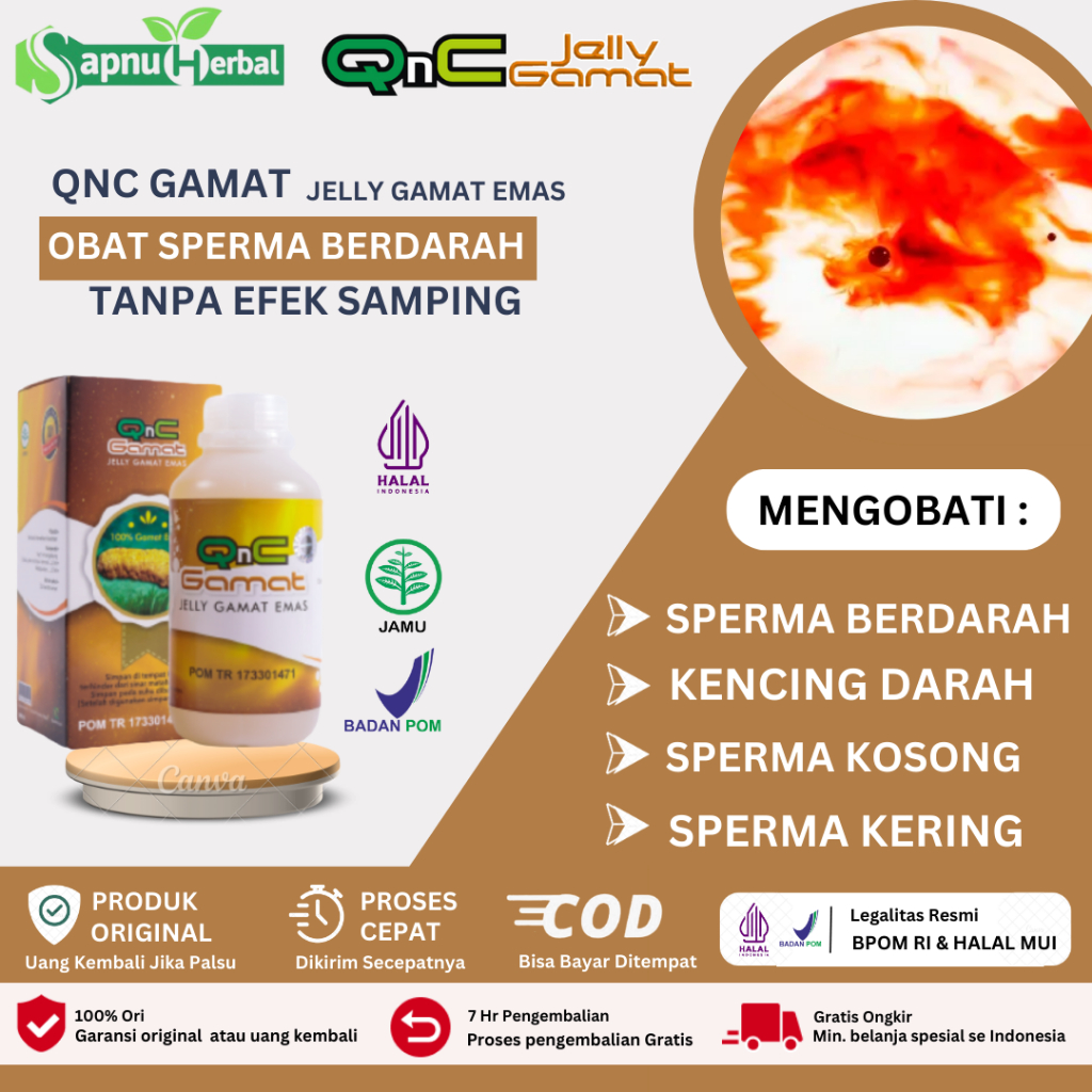 Sapnu Herbal - Obat Sperma Berdarah, Sperma Bercampur Darah, Air Mani Campur Darah, Buang Air Berdar