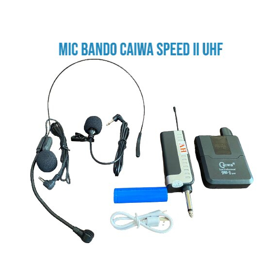 MICROPHONE BANDO WIRELESS CAIWA SPEED II UHF