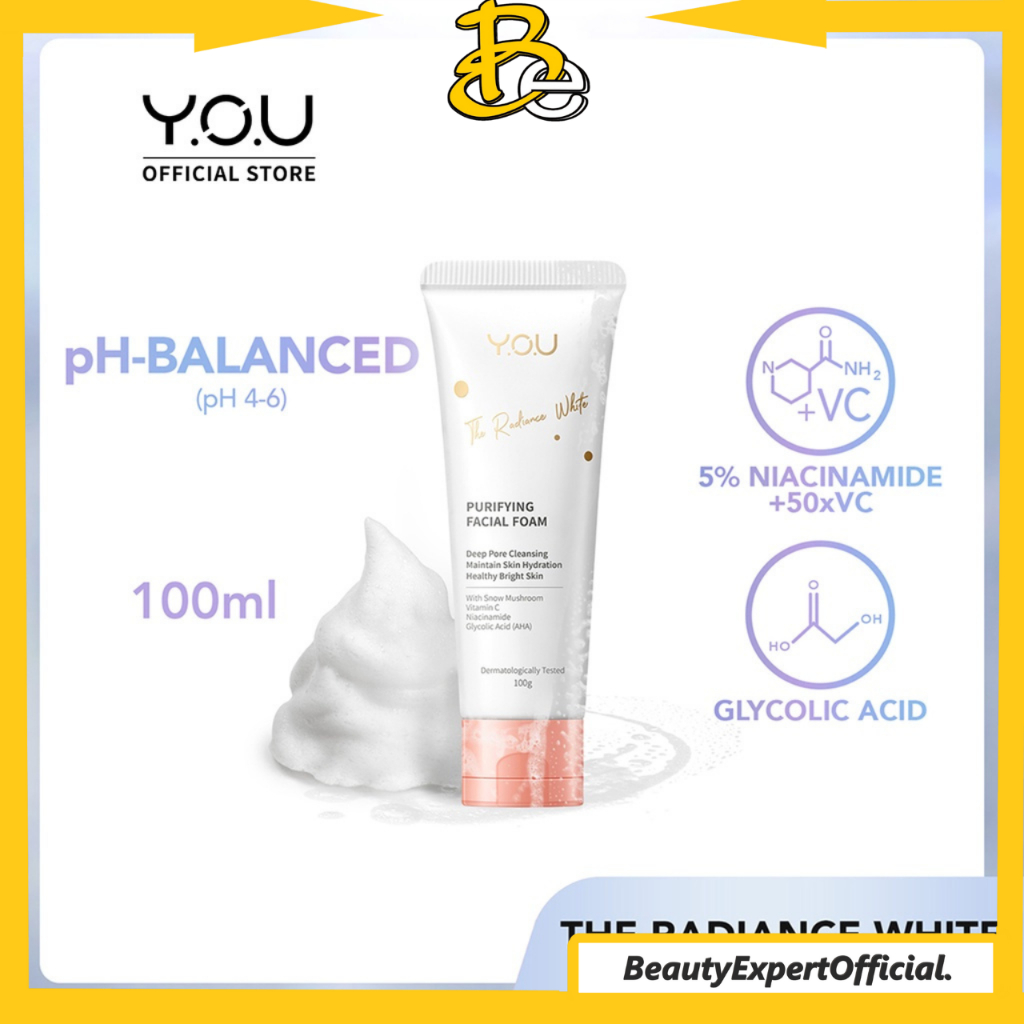 ⭐️ Beauty Expert ⭐️ YOU The Radiance White Purifying Facial Foam |White Active Night Gel 30g