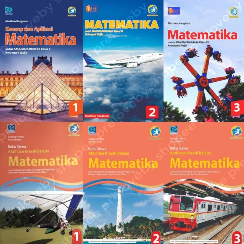 Kelas 10 11 12 SMA Matematika Wajib Perminatan Konsep dan Aplikasi Minat Grafindo Facil Edisi Revisi