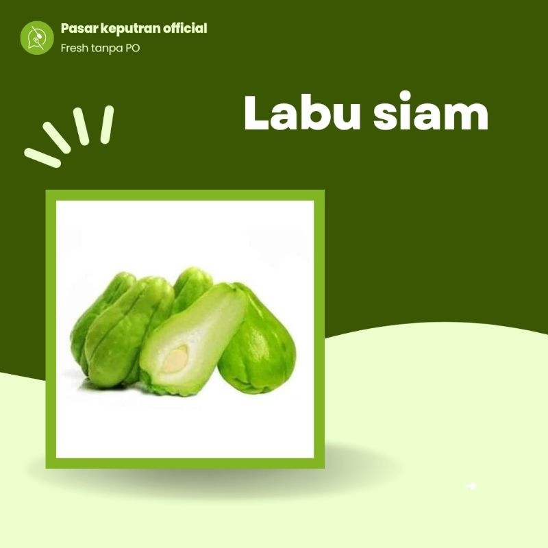 

Sayur manisa, sayur labu siam,manisa/labu siam 1kg