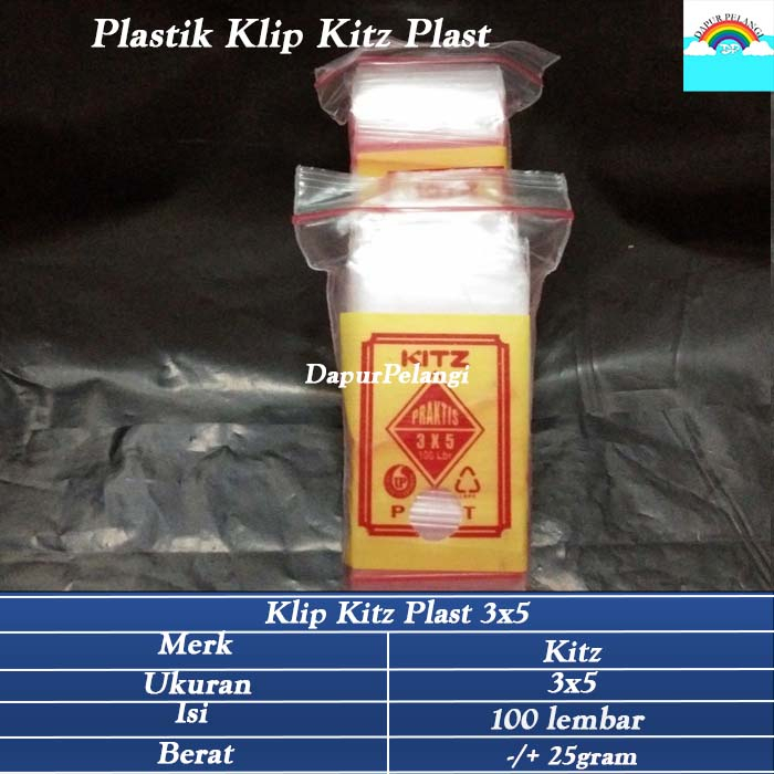 Plastik Sambal Kecil/Plastik Klip/Klip Kitz Plast 3x5
