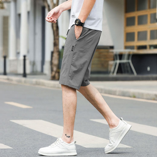 SUMMER THIN ICE LOOSE SLIM STRAIGHT TUBE CASUAL SHORTS