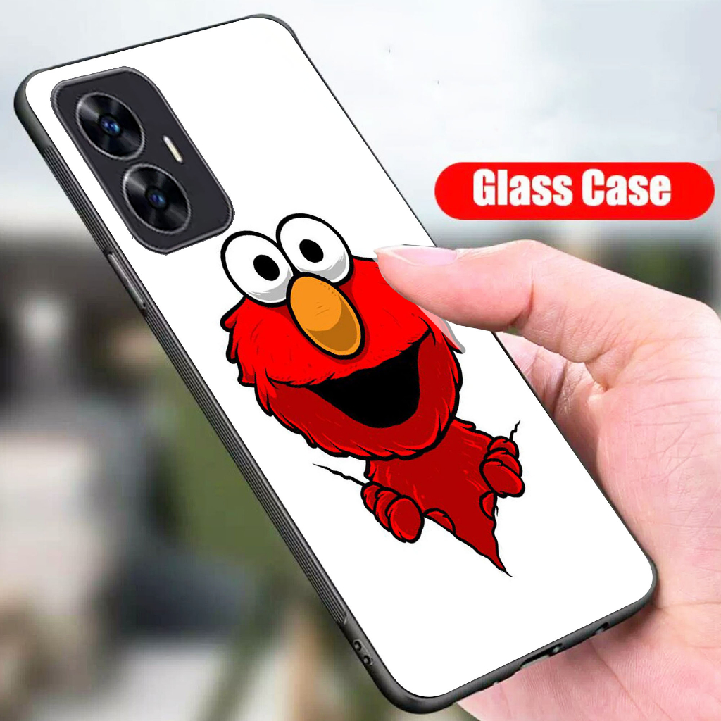 (GC 30) Softcase Kaca Realme C55 - Kesing hp Realme C55 - Case Cantik Realme C55 - Case Kekiian Real