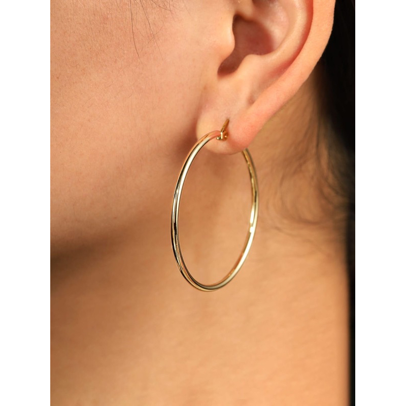 Ark.co - Hila Maxi hoop earrings anting lingkaran minimalis