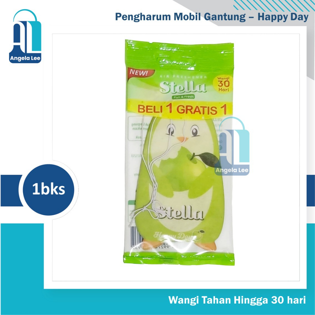 Stella Fun n Fresh Pengharum Parfum Pewangi Mobil Gantung pinguin lucu