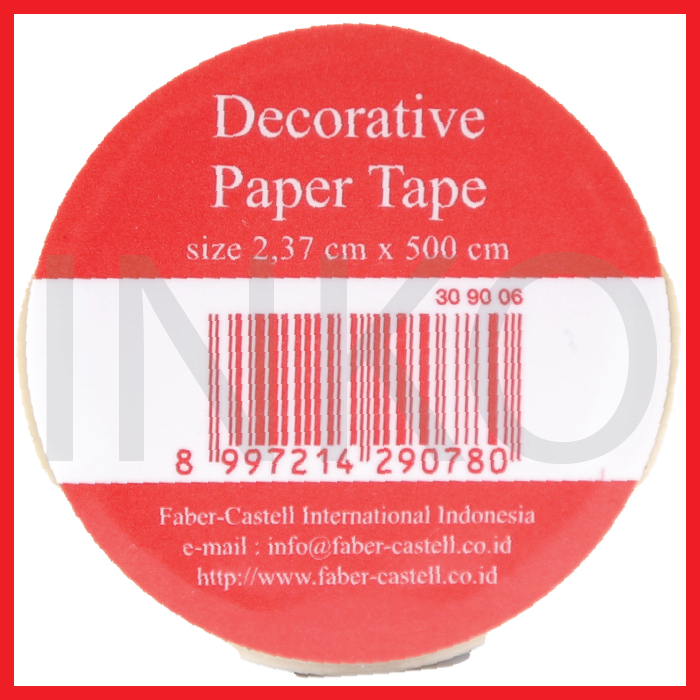 

FABER CASTELL DECORATIVE PAPER TAPE ICE CREAM