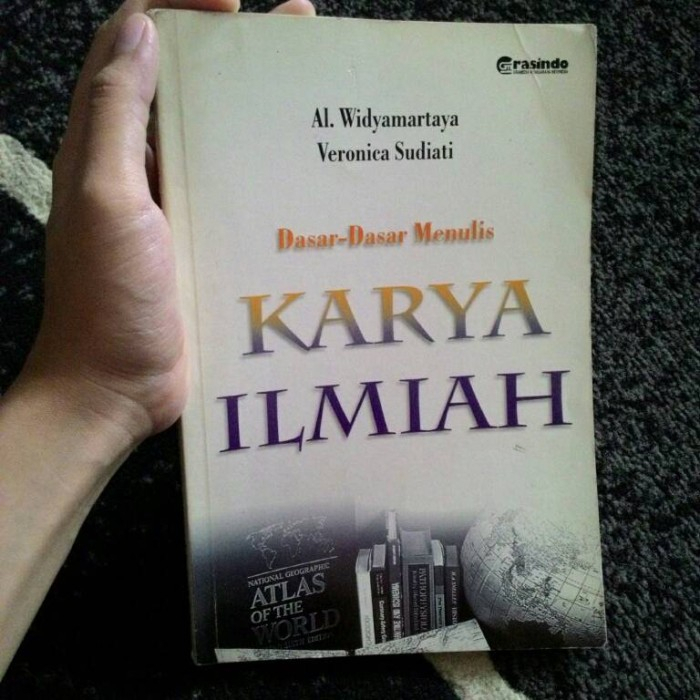 BUKU DASAR DASAR MENULIS KARYA ILMIAH - AL WIDYAMARTAYA [ORIGINAL]