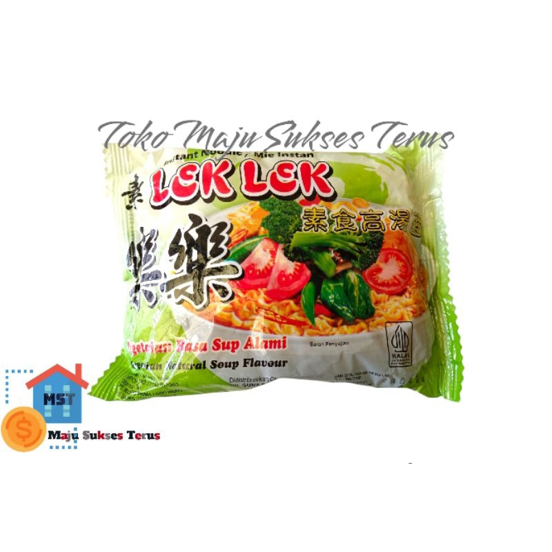 Mie Lek Lek Vegan Vegetarian 100% Halal Sup Goreng Kari Pedas Korea Tomyum