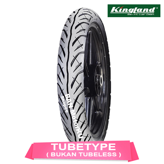 Kingland King Tiger ukuran 90/90-14 Ban Motor Matic Tubetype (Tidak tubeless)