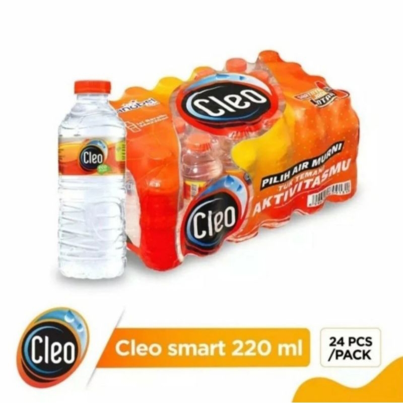 

Air mineral cleo 220 ml isi 24 botol