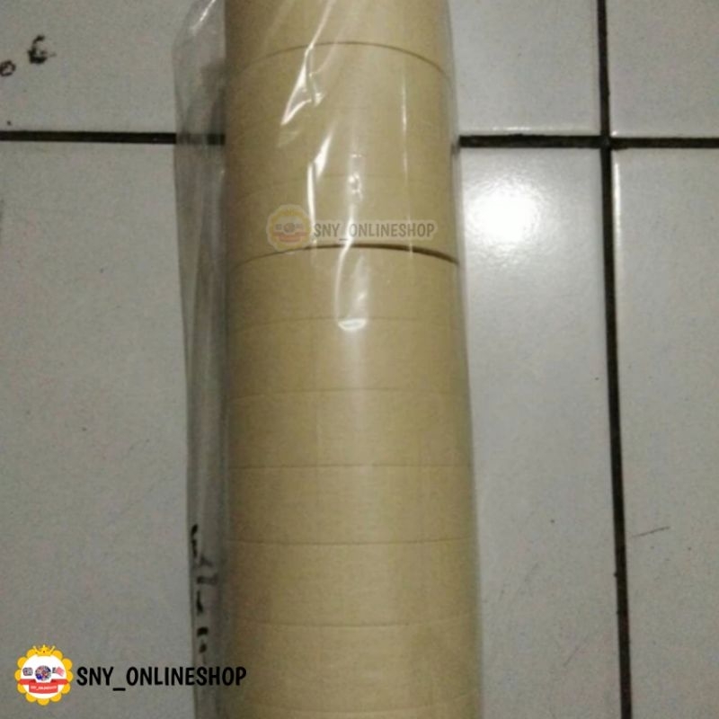 

1 Roll 12pcs Masking Tape / Lakban Kertas 1" Inch SKS