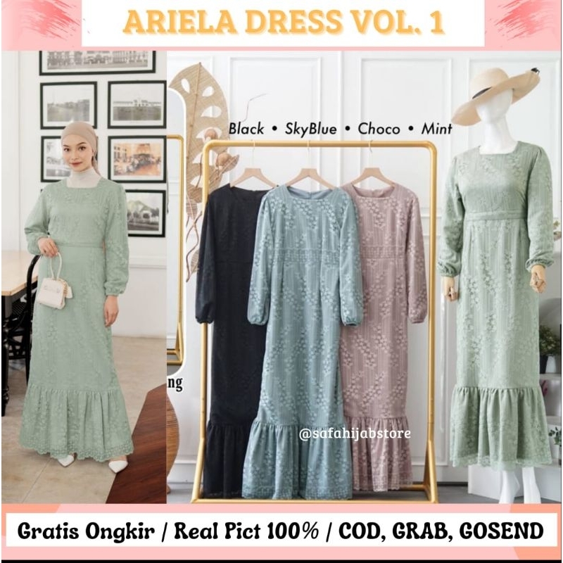 ARIELA DRESS / DRESS KONDANGAN / DRESS BRIDESMAID / DRESS LEBARAN / SLIM DRESS