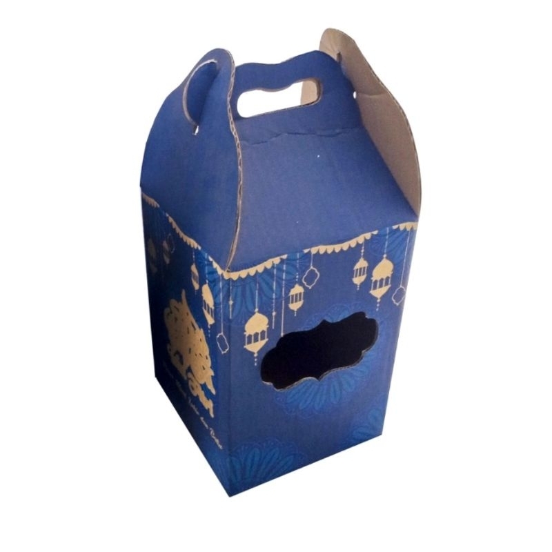 

10 PCS KOTAK BOX PACKING KARDUS DUPLEX HARMES PARSEL KUE KERING LEBARAN MUAT sd 4 TOPLES BULAT