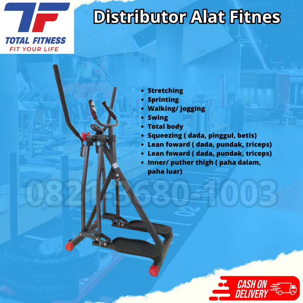 Alat fitness magic air walker total fitness