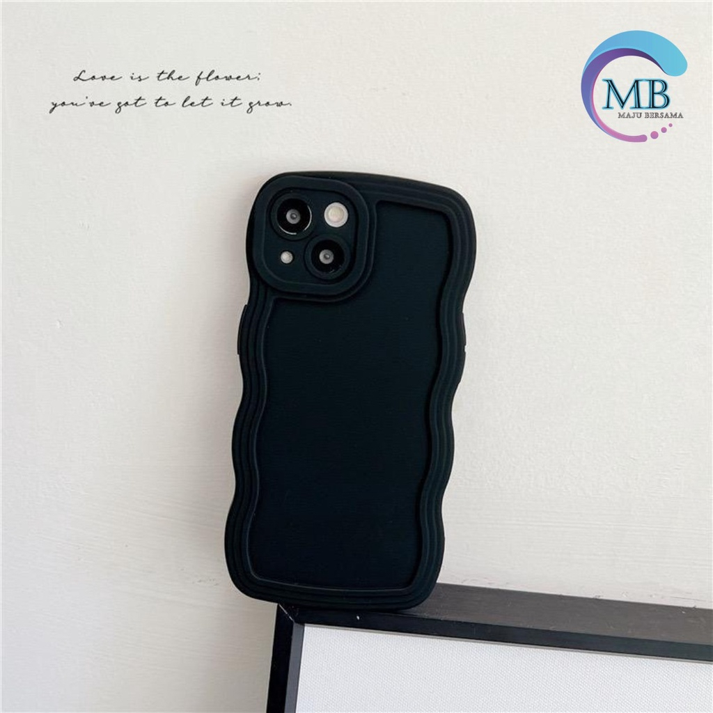 CASE SOFTCASE SILIKON GELOMBANG WAVY PROCAMERA MACARON REALME C55 C53 MB4645