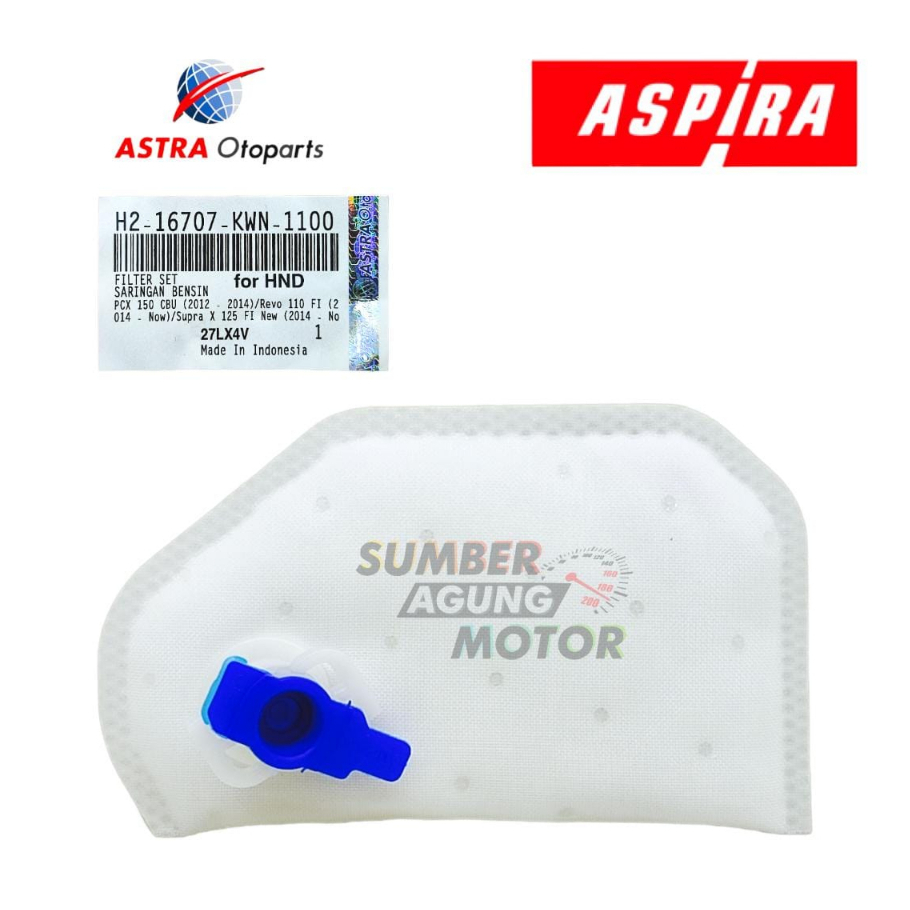 PEMPERS FILTER SET SARINGAN BENSIN TANGKI FUEL PUMP VARIO 150 PCX 150 BEAT ESP SUPRA X FI REVO FI OR