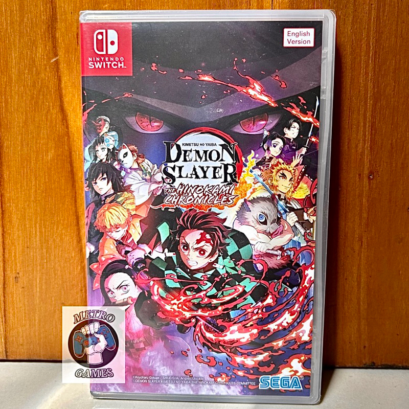 Demon Slayer Switch Kimetsu no Yaiba The Hinokami Chronicles Nintendo Original Game Fisik nintendo games asli demon slayer switch ori new baru segel bekas like new second seken 2nd cd cartridge catridge + box USA Asia region 3 swicth anime demonslayer