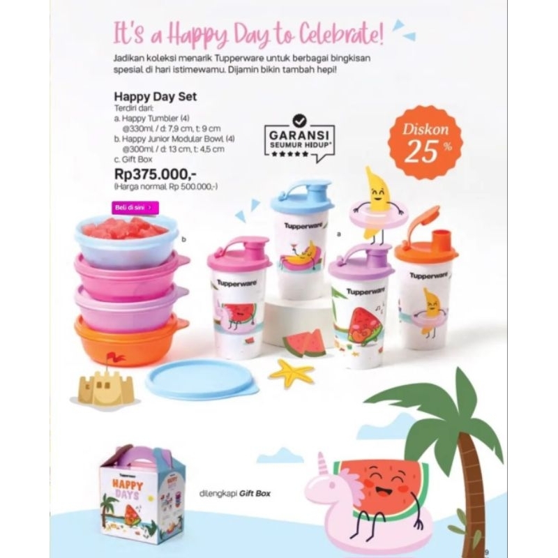 happy days tupperware