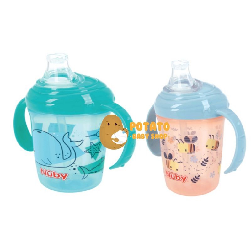 Nuby Grip N' Sip First Cup 240 ml - Botol Sippy Anak