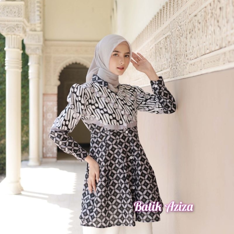 Tunik Batik Wanita Motif ParangAyu by Batik Aziza