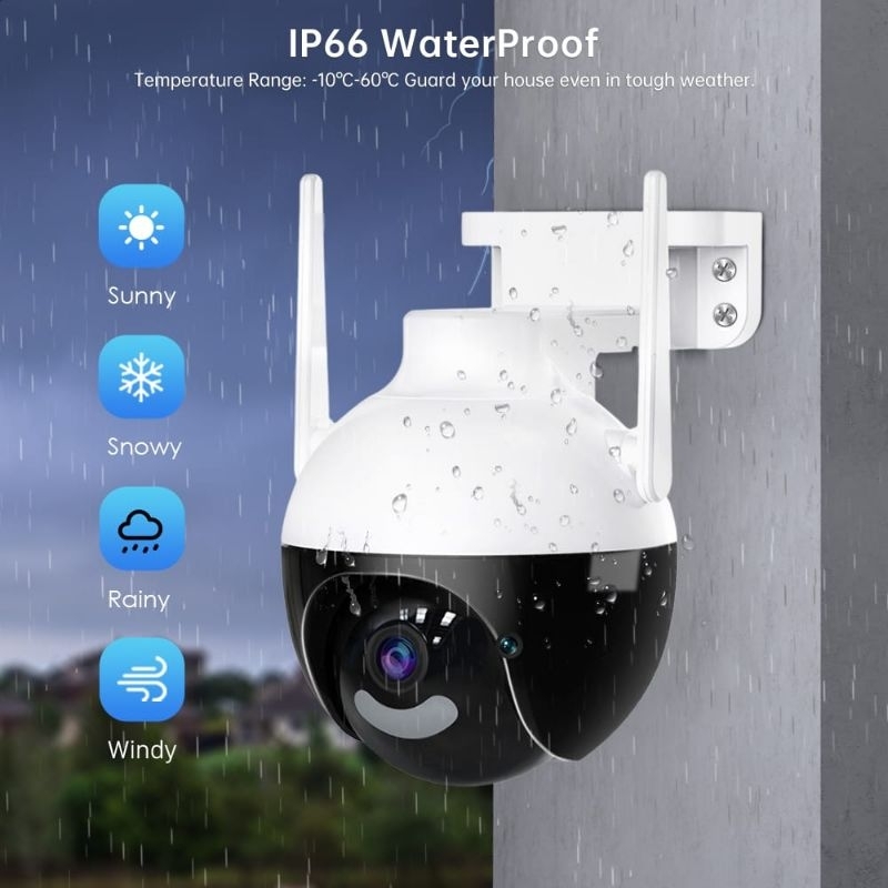 NEW IP CAMERA V380 OUTDOOR WIRELESS 8MP FULL HD 1080P CCTV WIFI PTZ SPEED DOME