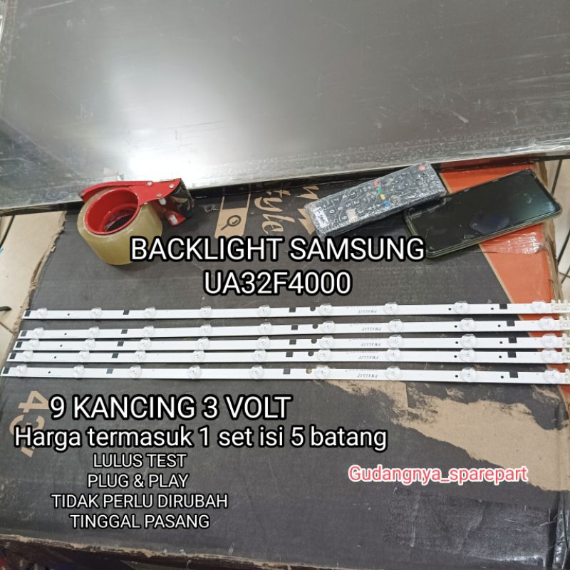 LAMPU BACKLIGHT TV SAMSUNG UA32F4000 UA 32F4000 LAMPU LED TV SAMSUNG 32F4000