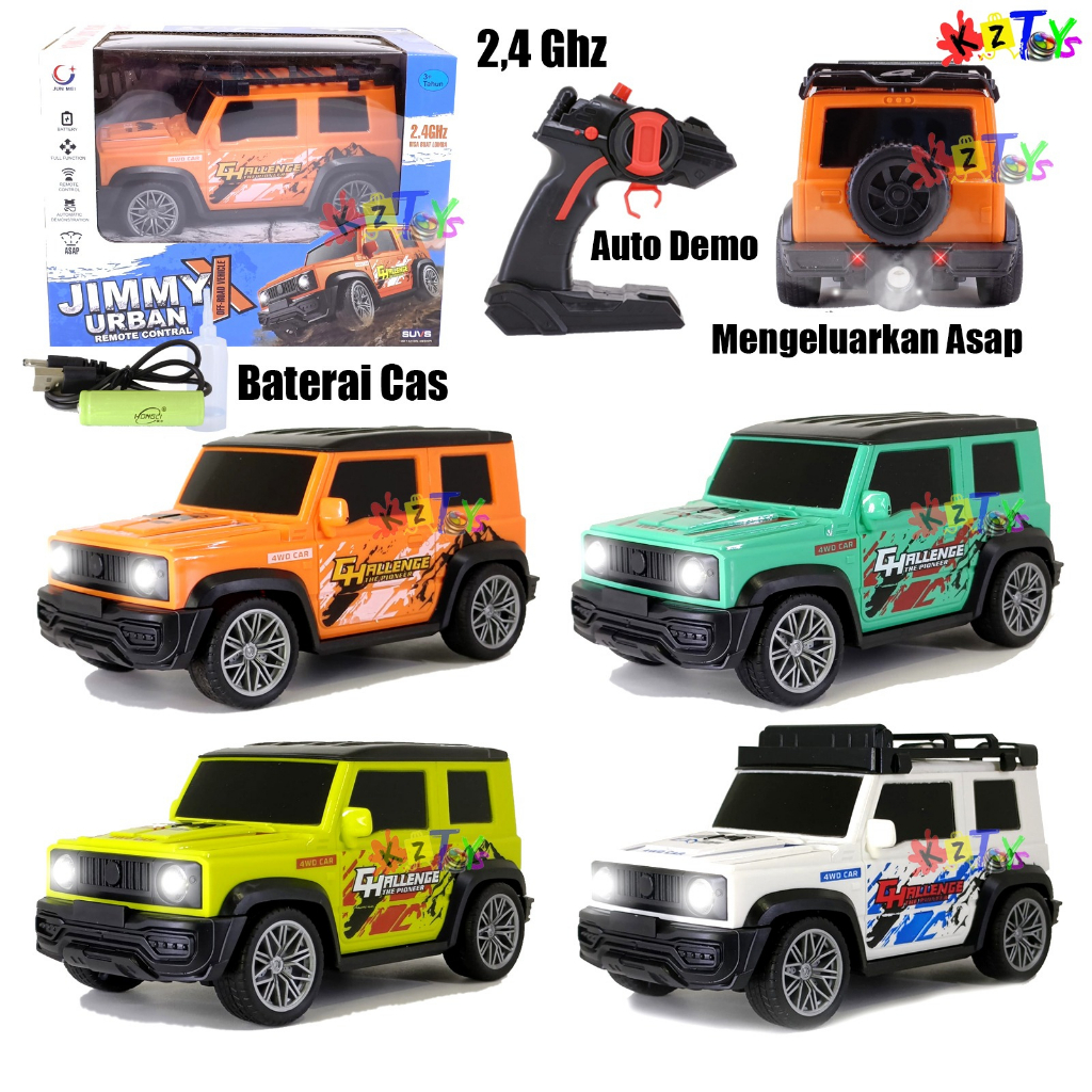 MOBIL RC JIMMY ASAP OFF ROAD TURBO SKALA 1:32 RC OFFROAD SPRAY BATERAI CHARGER