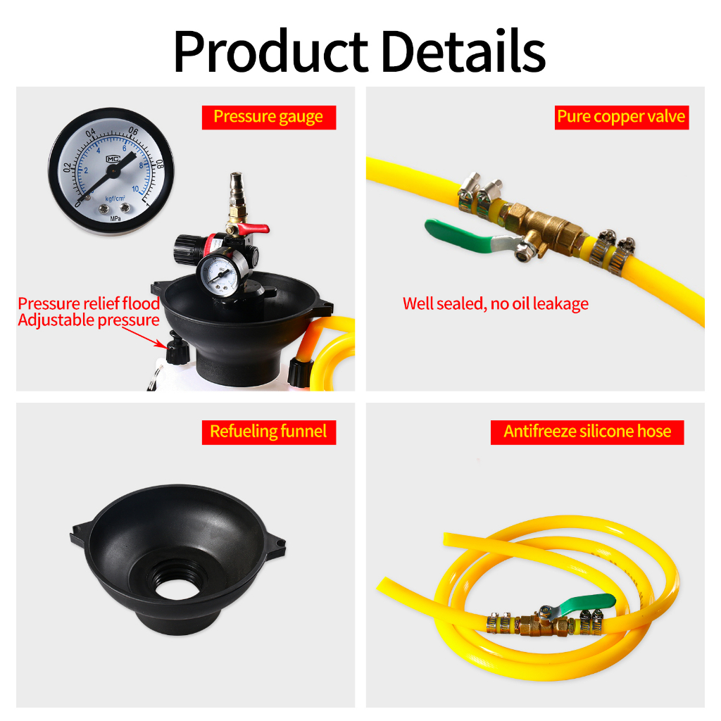 Pneumatic Gear Oil Pumping Pump 5-8L/Otomatis ATF Oil Changer/Alat Pneumatic Gear Premium Terbaik