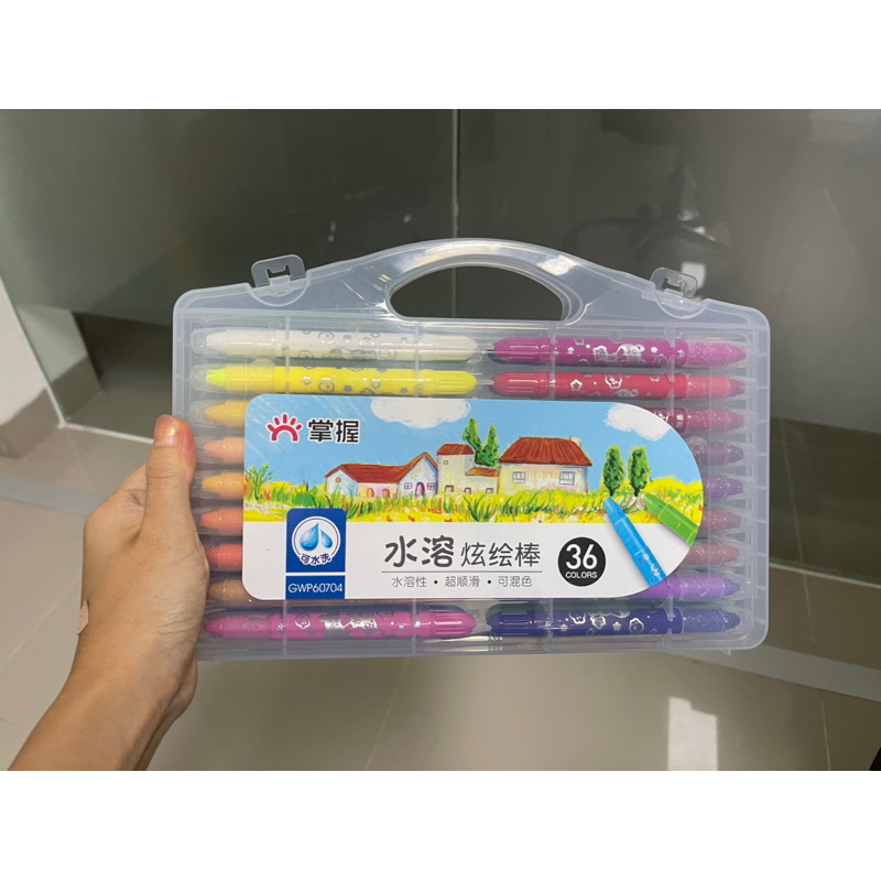 crayon silky grasp oil pastel new isi 36 mata sedang