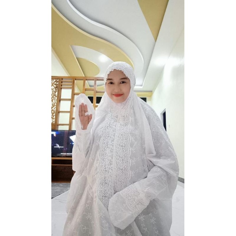 MUKENA KATUN JEPANG RENDA KD TERUSAN