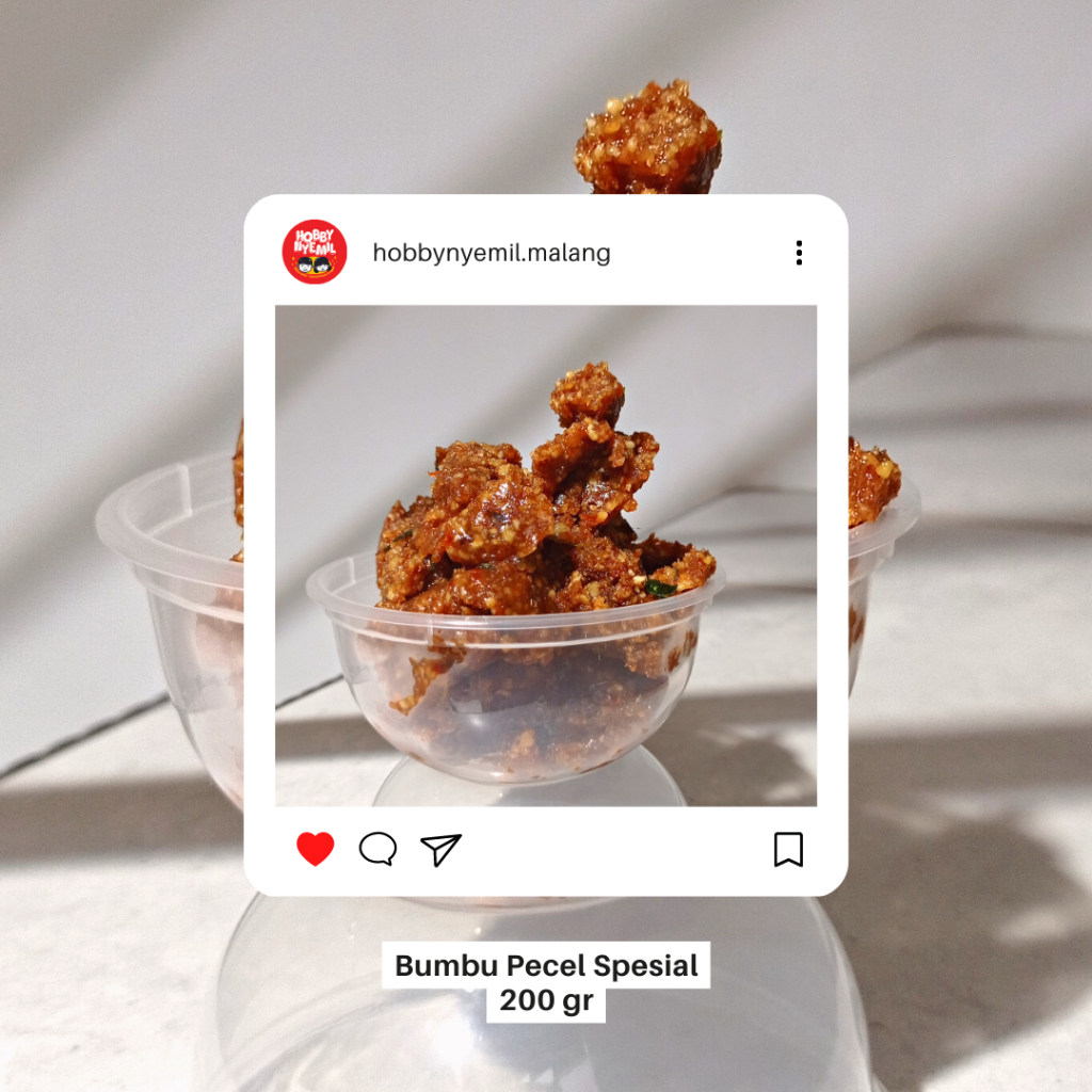 

Bumbu Pecel Special Pedas Sedang 200gr