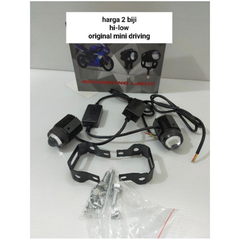 lampu led mini driving D2 harga sepasang lampu tembak laser mobil motor mini driving D2 lampu tembak