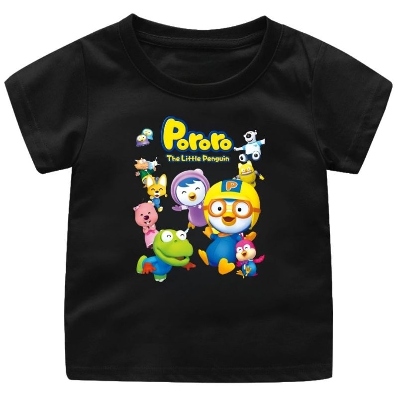 Baju kaos Anak cewek-Cowok Pororo(2) 1-14Tahun/Remaja/Dewasa Ready 10 warna