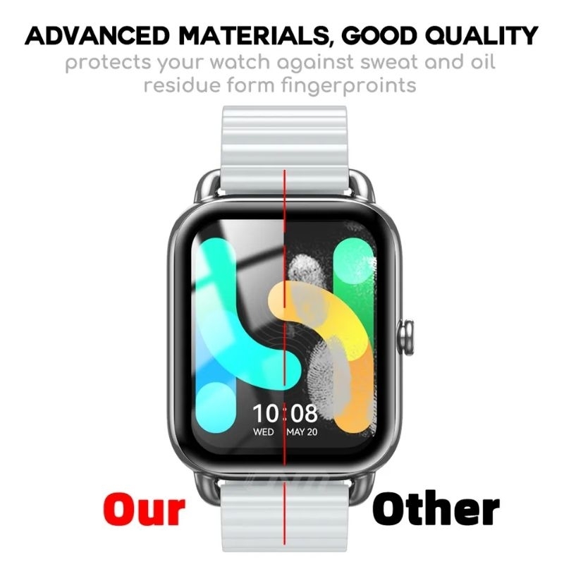 Anti Gores Haylou RS4 LS12 / RS4 Plus  Smartwatch -  3D Full Screen Protector