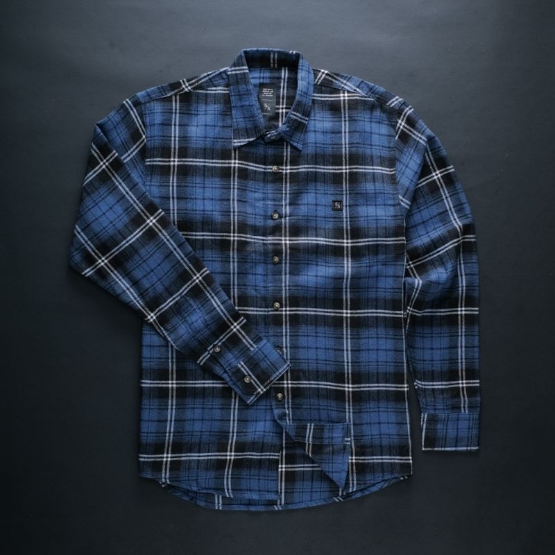 STHIRA | KEMEJA FLANEL SIXPAX JORNADA LONG | BAJU LEBARAN | KOTAK KOTAK | OUTER