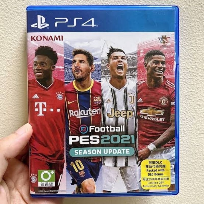 Pes 2021 PS4 Kaset Pes2021 Playstation PS 4 5 eFootball Konami CD BD Game Games Sepak Bola 21 Pes21 