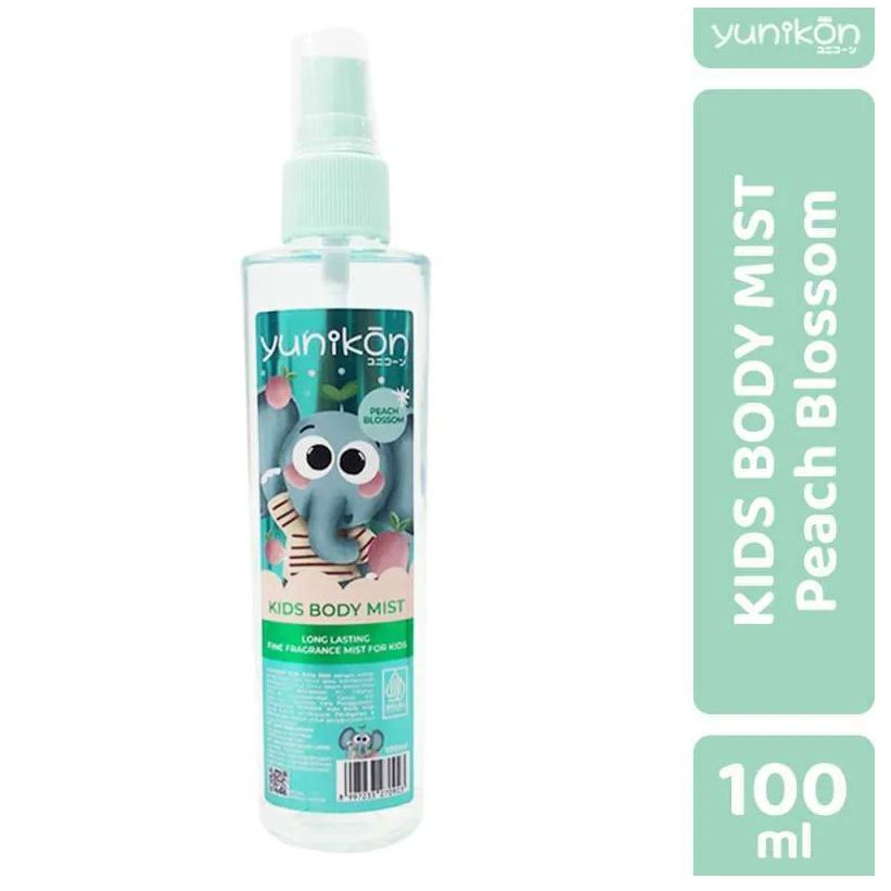 Yunikon Kids Body Mist Green 100ml Peach Blossom