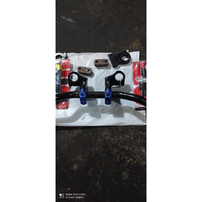 dudukan raiser stang RZR satria fu