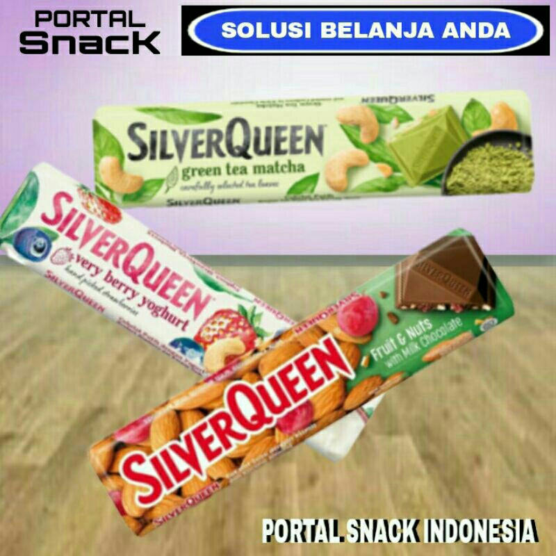 

SILVERQUEEN Fruit&Nuts,Green Tea,Berry Yoghurt 58gr