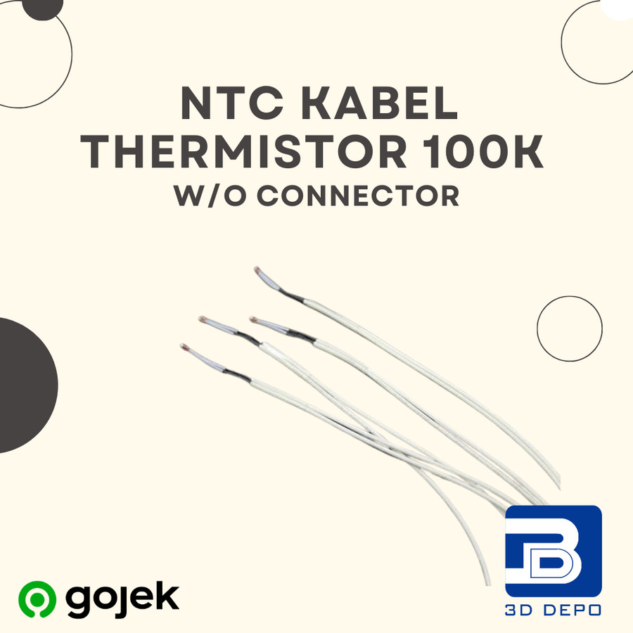 3D Printer NTC Kabel Thermistor 100K -