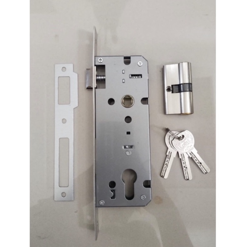 Body Kunci Pintu Besar BODY KUNCI PINTU BESAR 24 CM + CYLINDDR KUNCI PINTU/ Body Swing Pintu Rumah U