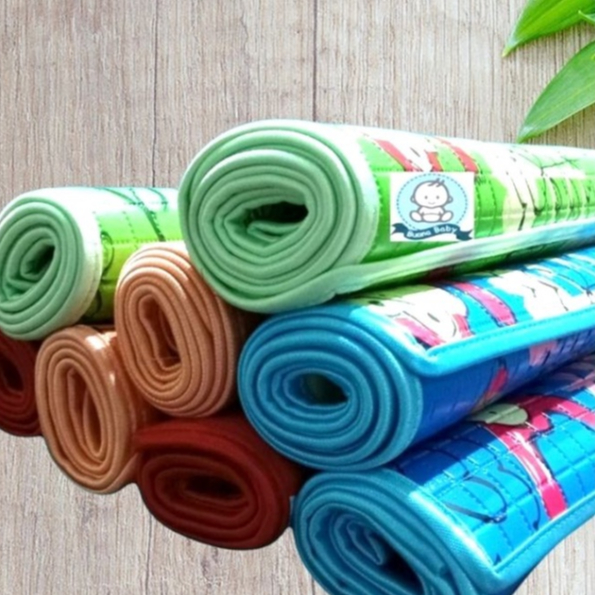 Perlak Bayi Waterproof Alas Ompol Besar 60x70 Bermotif Bukan Polos