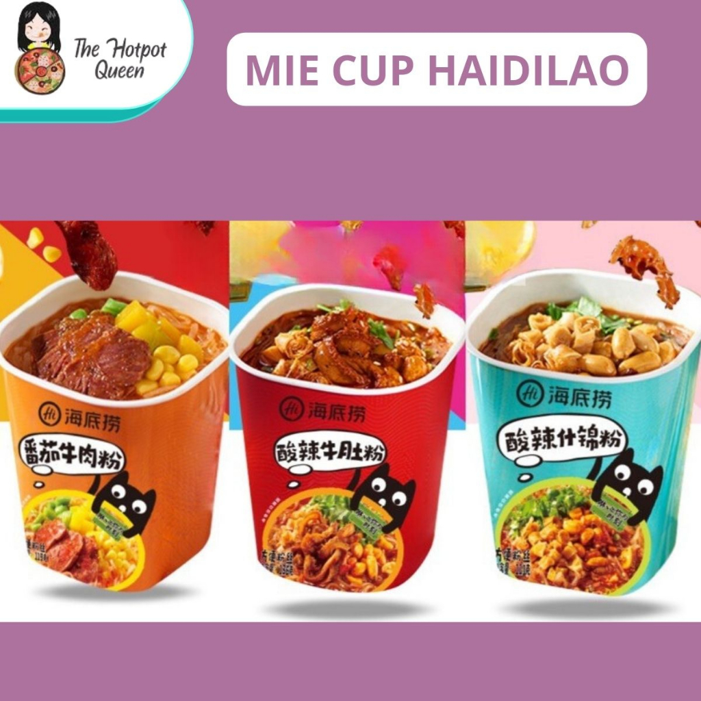 HAIDILAO SOUR SPICY NOODLES CUP/SUAN LA FEN/SHUAN LA FEN CUP 海底捞酸辣粉