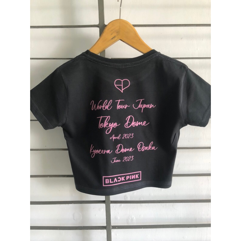 [PREMIUM] CROPTOP BORN PINK TOKYO VERSION BLACKPINK WORLD TOUR JAPAN 2023